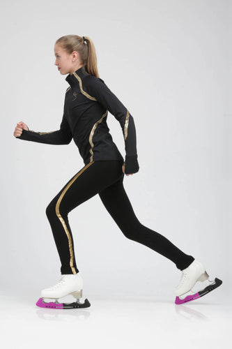 Sleek lightweight jacket for the rink or about town by Tania Bass