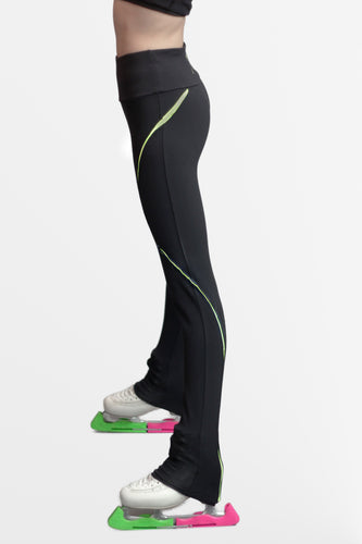 Signature Ripped Swirl Pant Neon Green